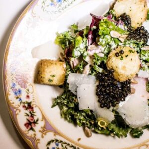 Salad trứng cá tầm Đà Lạt - Món ngon khai vị nhà hàng Memory Đà Lạt